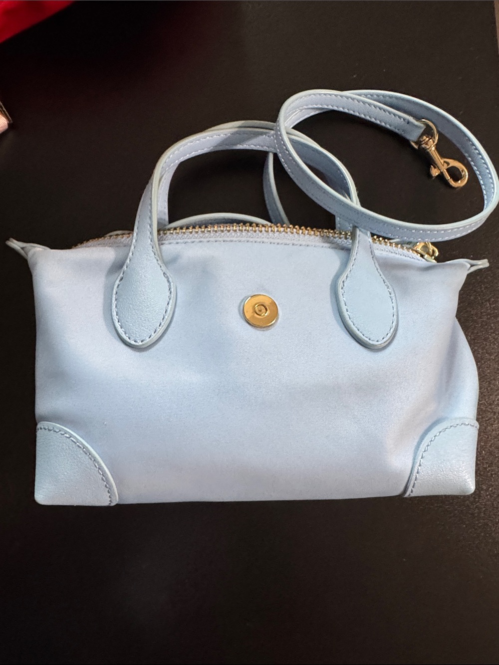 Stoney Clover Lane Periwinkle Pouchette 01 with Detachable Strap